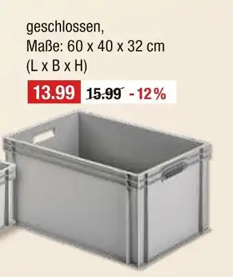 V Markt Geschlossene box Angebot