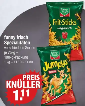V Markt Funny frisch frit-sticks ungarisch Angebot