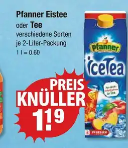 V Markt Pfanner eistee Angebot