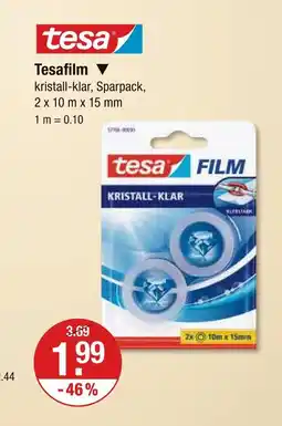 V Markt Tesa tesafilm kristall-klar, sparpack Angebot