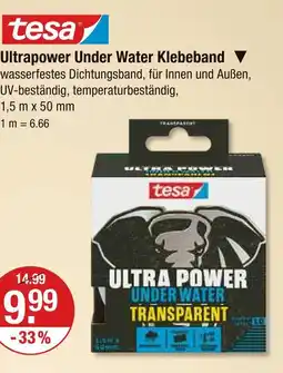 V Markt Tesa ultrapower under water klebeband Angebot