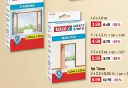 V Markt Tesa insect stop standard 1,0 x 1,0 m Angebot