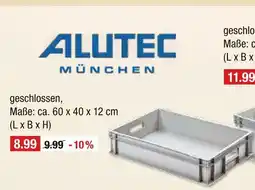 V Markt Alutec münchen geschlossene box Angebot