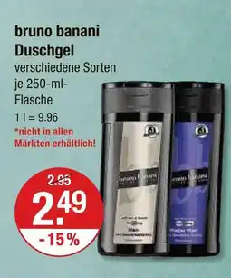 V Markt Bruno banani duschgel Angebot