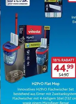 V Markt Vileda h2pro flat mop Angebot