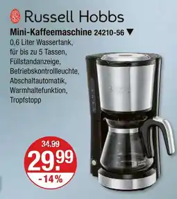 V Markt Russell hobbs mini-kaffeemaschine Angebot