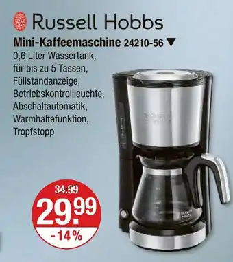 V Markt Russell hobbs mini-kaffeemaschine Angebot