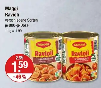 V Markt Maggi ravioli Angebot