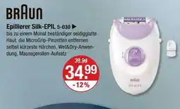 V Markt Braun epilierer silk-epil 5-030 Angebot