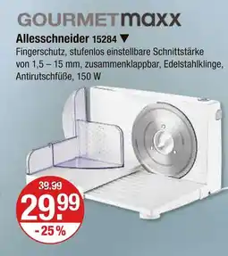 V Markt Gourmetmaxx allesschneider Angebot