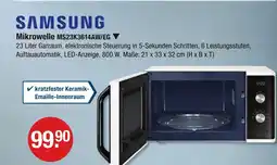 V Markt Samsung mikrowelle ms23k3614aw/eg Angebot