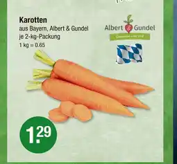 V Markt Albert & gundel karotten Angebot