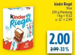 diska kinder Riegel Angebot