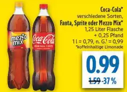 diska Coca-Cola, Fanta, Sprite oder Mezzo Mix Angebot