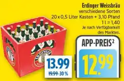 diska Erdinger Weissbräu Angebot