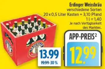 diska Erdinger Weissbräu Angebot