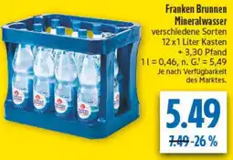 diska Franken Brunnen Mineralwasser Angebot