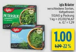 diska iglo Kräuter Angebot