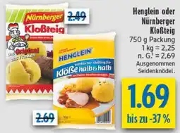 diska Henglein oder Nürnberger Kloẞteig Angebot