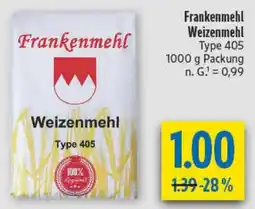 diska Frankenmehl Weizenmehl Angebot
