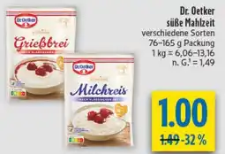 diska Dr. Oetker süße Mahlzeit Angebot