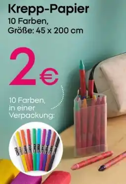 PEPCO Krepp-Papier Angebot