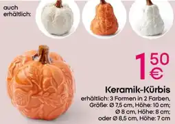 PEPCO Keramik-Kürbis Angebot