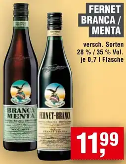 Handelshof Fernet branca / menta Angebot