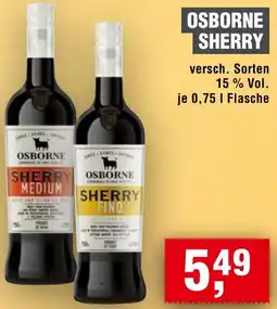 Handelshof Osborne sherry Angebot