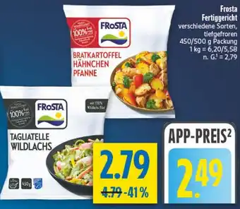 diska Frosta Fertiggericht Angebot