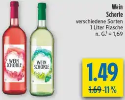 diska Wein Schorle Angebot