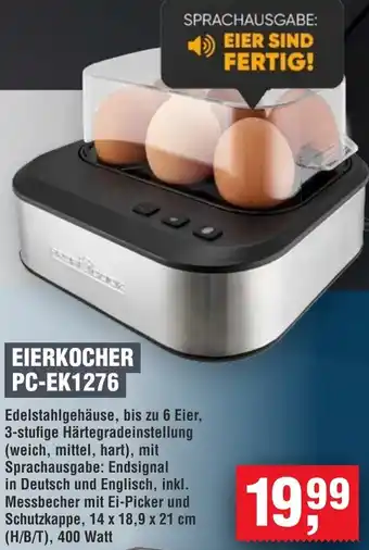 Handelshof PROFI COOK EIERKOCHER PC-EK1276 Angebot