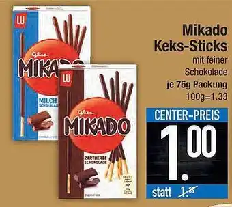 E-Center Mikado Keks-sticks Angebot