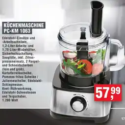 Handelshof PROFI COOK KÜCHENMASCHINE PC-KM 1063 Angebot