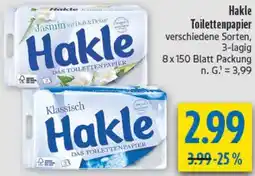 diska Hakle Toilettenpapier Angebot