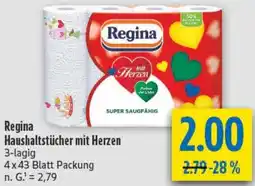 diska Regina Haushaltstücher mit Herzen Angebot