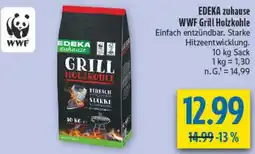 diska EDEKA zuhause WWF Grill Holzkohle Angebot