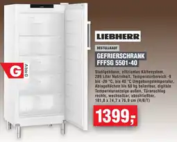 Handelshof LIEBHERR GEFRIERSCHRANK FFFSG 5501-40 Angebot