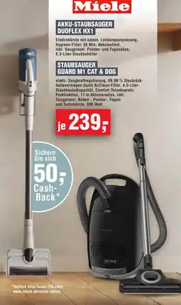 Handelshof MIELE AKKU-STAUBSAUGER DUOFLEX HX1 oder STAUBSAUGER GUARD M1 CAT & DOG Angebot