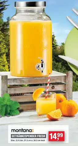 Handelshof Montana getränkespender fresh Angebot