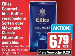 AEZ Eilles Gourmet, Idee Kaffee verschiedene Sorten oder Mövenpick Classic Filterkaffee gemahlen Angebot