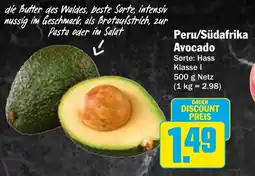 AEZ Peru/Südafrika Avocado Angebot
