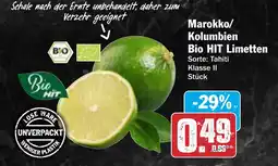 AEZ Marokko/ Kolumbien Bio HIT Limetten Angebot