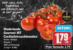 AEZ Niederlande Gourmet HIT Cocktailstrauchtomaten Angebot