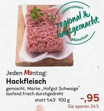 AEZ Jeden Montag Hackfleisch Angebot