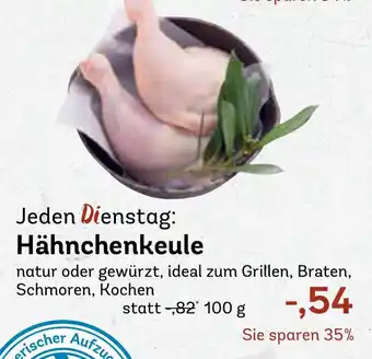 AEZ Jeden Dienstag Hähnchenkeule Angebot