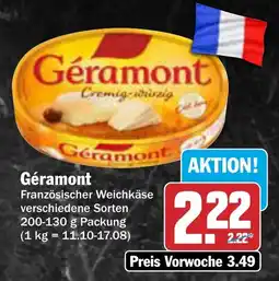 AEZ Géramont Französischer Weichkäse Angebot