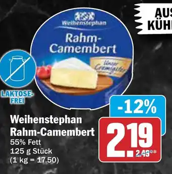 AEZ Weihenstephan Rahm-Camembert Angebot