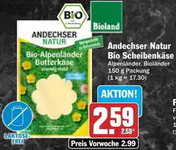 AEZ Andechser Natur Bio Scheibenkäse Angebot