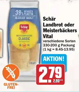 AEZ Schär Landbrot oder Meisterbäckers Vital Angebot